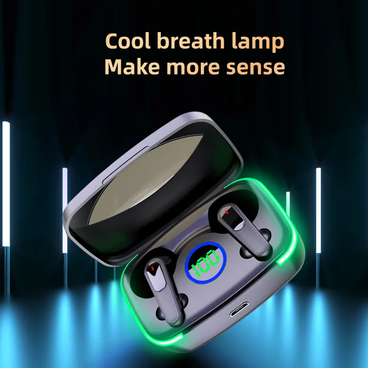 M80 TWS Colorful Led In-Ear Games Earbuds