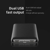 Dual USB Ports Portable Charger Battery Backup Power Bank