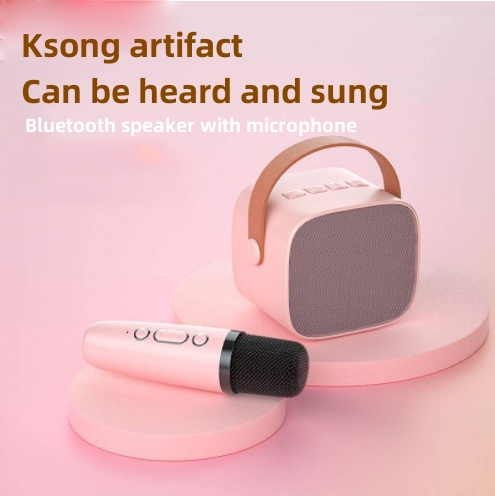 Portable Karaoke Audio Professional Wireless Home Ktv Speaker with Wireless Microphone