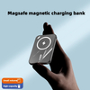Mini Magnetic Wireless Charger 10000mah Power Bank with Cables