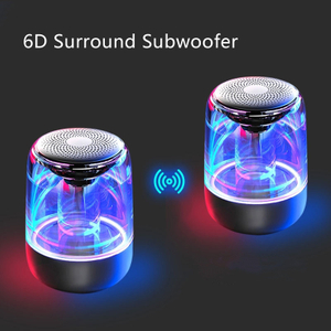 Tws Multifunction Super Bass Bluetooth Led Light Small Portable Wireless Speaker