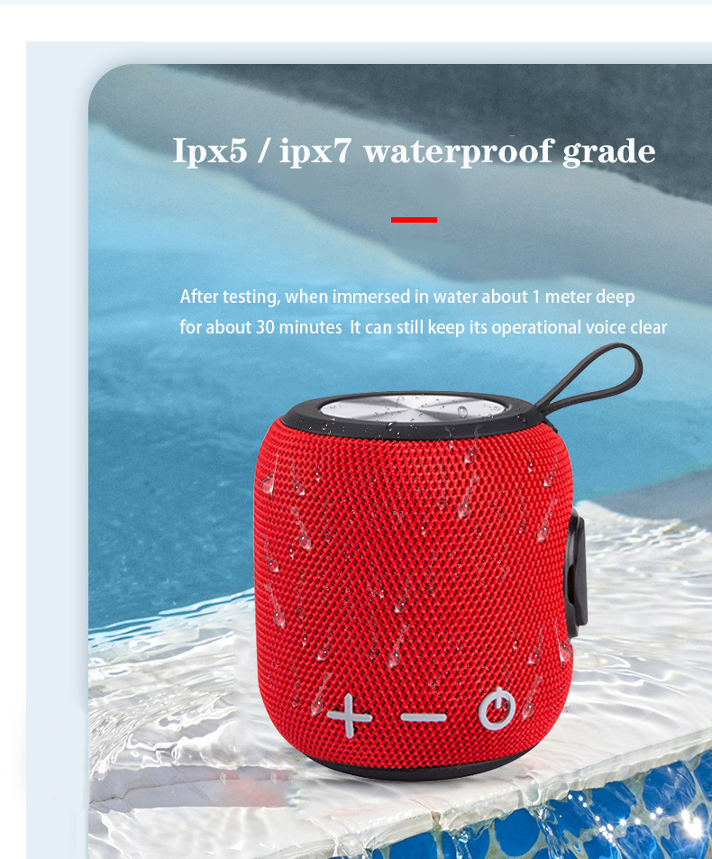 IPX7 waterproof speaker 