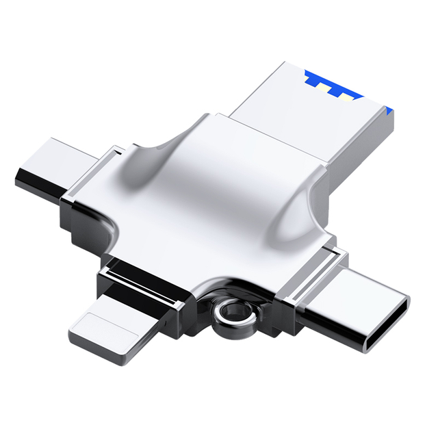 4 in 1 Commercial Metal USB Flash Drive for Share Videos