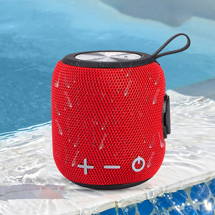 Portable Tws Mini IPX7 Waterproof Fabric Wireless Bluetooth Speaker