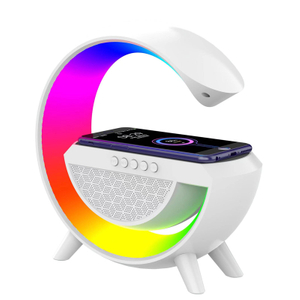 3 In 1 Wireless Charger Night Light Lamp Bluetooth Speaker Home Bedside Wireless Charging Lamp