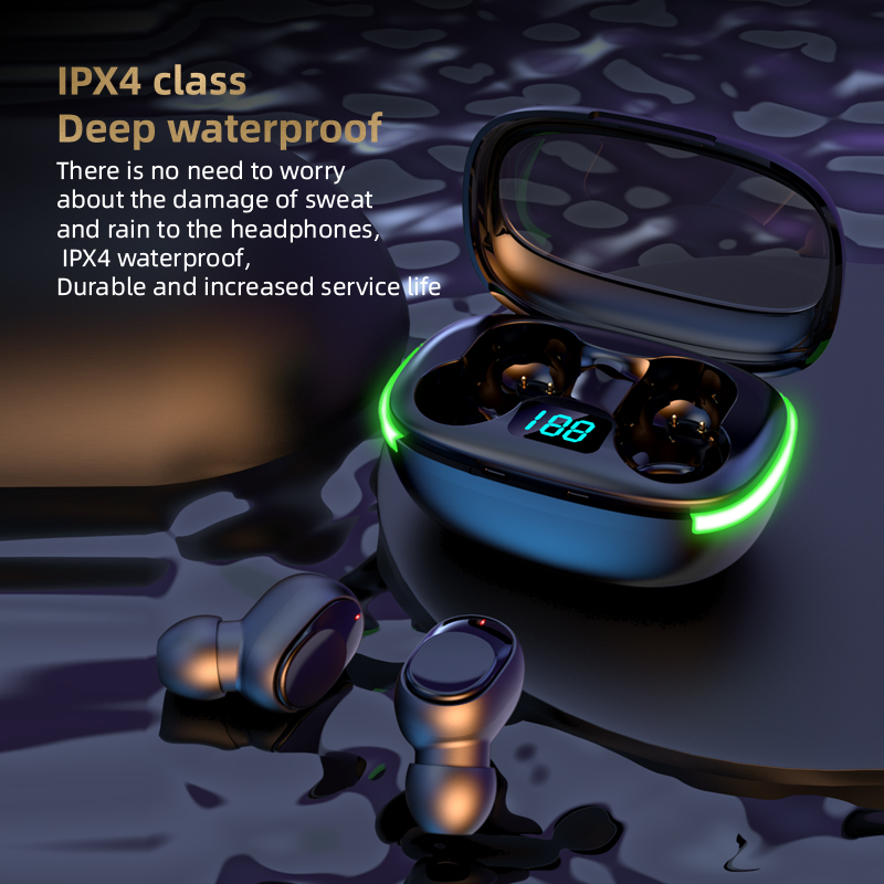 Y70 In-ear Waterproof Earphone Support Wireless Charging 