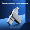 Y60 Extremely Large Capacity Metal Rotating 16MB-256GB Usb Flash Drive