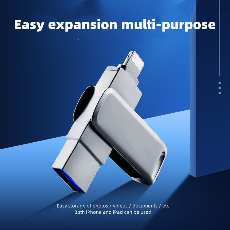 Y60 Extremely Large Capacity Metal Rotating 16MB-256GB Usb Flash Drive