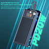 Transparent Mobile Phone Power Bank 20000mah with Cable